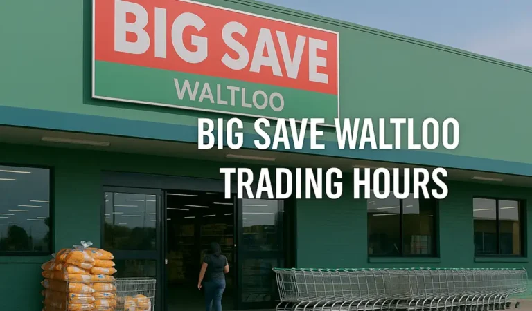 Big Save Trading Hours & Store Guide